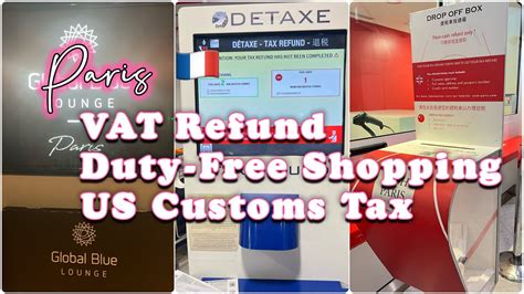 Paris vat refund rate